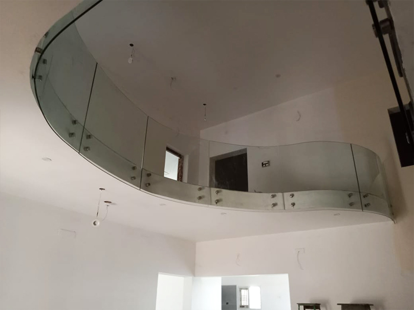 Custom aluminum railing work in Madurai for Ramanathapuram projects